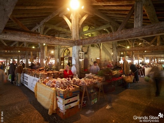 le marché sous la halle